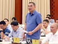 Trung tướng Tô Ân Xô trả lời báo chí tại Họp báo Chính phủ thường kỳ tháng 9/2023
