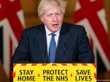 Thủ tướng Anh Boris Johnson cho rằng dịch bệnh COVID-19 khởi nguồn từ Vũ Hán (Ảnh: Reuters).