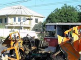 Mấy ngày qua, các vụ nổ liên tiếp xảy ra tại khu vực ly khai ở Moldova (Ảnh: Sohu).