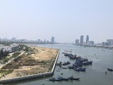 Dự án Bất động sản và bến du thuyền Đà Nẵng với bờ kè bê tông lấn ra sông Hàn