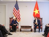Thủ tướng Chính phủ Phạm Minh Chính tiếp Bộ trưởng Tài chính Hoa Kỳ Janet Yellen (Ảnh: VGP)