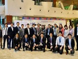 Đoàn chuyên gia của Việt Nam tham dự hội nghị tại Trung Quốc.