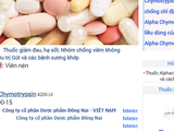Thông tin về thuốc Alphachymtrysin của Công ty Cổ phần Dược phẩm Đồng Nai.