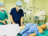 Bệnh nhân được điều trị hậu phẫu tại Bệnh viện Đa khoa tỉnh Thanh Hóa (Ảnh: Báo Thanh Hóa)
