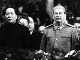 Mao Trạch Đông và Stalin.