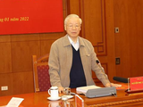 Tổng Bí thư Nguyễn Phú Trọng, Trưởng Ban Chỉ đạo Trung ương về phòng, chống tham nhũng, tiêu cực chủ trì phiên họp thứ 21 của Ban Chỉ đạo.