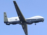Triton là mẫu UAV đầu tiên được Mỹ triển khai tới Thái Bình Dương (Ảnh: Kyodo)