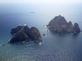 Nhóm đảo tranh chấp mà Hàn Quốc gọi là Dokdo, còn Nhật BẢn gọi là Takeshima (Ảnh: VOA)