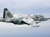 Một máy bay ném bom chiến đấu Su-25 của Ukraine (Ảnh: Wikipedia).