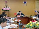Bộ trưởng Bộ Y tế Nguyễn Thanh Long làm việc với Bộ trưởng Bộ Y tế Campuchia (Ảnh - BYT)