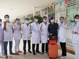 Đội cơ động phản ứng nhanh chống dịch viêm đường hô hấp ở Bệnh viện Chợ Rẫy chi viện cho Bắc Giang (Ảnh - BYT)