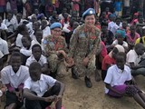 Nỗi lòng người lính trở về từ Nam Sudan. Ảnh: P.T.T.T