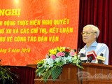 Tổng bí thư Nguyễn Phú Trọng tại Hội nghị
