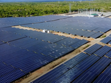 Nhà máy điện mặt trời Nhị Hạ tại Ninh Thuận (Nguồn: Bitexco)