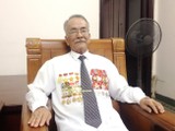 Ông Lâm Sơn Náo tại nhà riêng ở phường Tân Kiểng, quận 7 – TP.HCM.