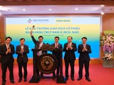 Cổ phiếu NAB của Ngân hàng TMCP Nam Á đã chính thức niêm yết và giao dịch trên sàn Upcom (Nguồn: HNX)