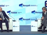 Tổng thống Nga Putin trar lời phỏng vấn về quan hệ quân sự Nga - Trung hôm 21/10 (Ảnh: CCTV).