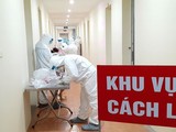 Khu điều trị cách ly tại Bệnh viện Công an thành phố Hà Nội (ảnh: Hải Yến)