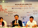 Ngày 24/7, Sở Ngoại vụ TP Đà Nẵng và Công ty TNHH Đào tạo và Đầu tư GreenHope tổ chức buổi họp báo giới thiệu chương trình Lễ hội giao lưu văn hóa Việt - Nhật lần thứ 4 năm 2017
