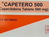 Thuốc viên nén bao phim Capetero 500 (Capecitabine 500mg) (ảnh skds)