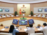 Thủ tướng Phạm Minh Chính chỉ đạo phiên họp (Ảnh VGP/Nhật Bắc)