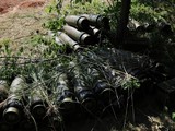 Một kho đạn dã chiến của quân đội Ukraine. Ảnh Military Ukraine