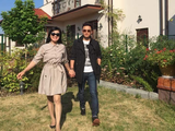 Diễn viên Hồng Đăng và vợ (ảnh: FBNV)