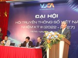 Ông Nguyễn Minh Hồng, Chủ tịch Hội Truyền thông số Việt Nam phát biểu tại Đại hội VDCA nhiệm kỳ III