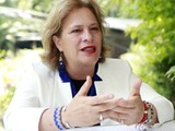 Bộ trưởng Môi trường và Tài nguyên thiên nhiên Josefa Gonzalez Blanco Ortiz Mena ở Mexico City năm 2018. Ảnh: EE.