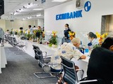 Eximbank Vạn Hạnh (Tp. HCM) tạm đóng cửa vì tiếp khách hàng nhiễm COVID-19 (Nguồn: Eximbank)