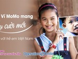 Ví điện tử MoMo đã quyên góp hàng tỉ đồng hỗ trợ phẫu thuật cho trẻ em nghèo bị hở hàm ếch (Ảnh: Operation Smile)