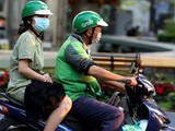 Thông báo khẩn tìm kiếm tài xế Grab bike đã chở BN450 (Ảnh minh họa)