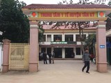 Trung tâm y tế huyện Tân Kỳ, Nghệ An nơi bé B. tới cấp cứu