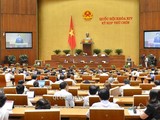 Quốc hội khóa XIV nước Cộng hòa xã hội chủ nghĩa Việt Nam khai mạc trọng thể Kỳ họp thứ 11 tại Nhà Quốc hội, Thủ đô Hà Nội.