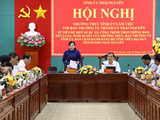 Bí thư Tỉnh ủy Nguyễn Thanh Hải phát biểu chỉ đạo tại Hội nghị.