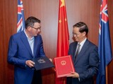 Australia đã hủy thỏa thuận Sáng kiến Vành đai và Con đường mà bang Victoria từng ký với Trung Quốc năm 2018 (Ảnh: Handout)