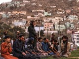 Các thành viên của Taliban tại thủ đô Kabul, Afghanistan ngày 9/10 (Ảnh: Reuters)