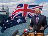 Bộ trưởng Quốc phòng Australia Peter Dutton (Ảnh: EPA)