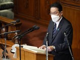 Thủ tướng Nhật Bản Fumio Kishida phát biểu về chính sách đối ngoại trước Hạ viện trong hôm đầu tuần này (Ảnh: AP)