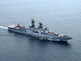 Tàu Admiral Panteleyev của Nga (Ảnh: AFP)