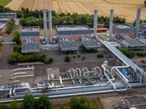 Một cơ sở dự trữ khí đốt ở Eiterfeld, Đức (Ảnh: AP)