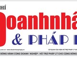 Măng sét Tạp chí Doanh nhân và Pháp lý.