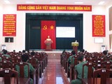 Trường Đại học Kỹ thuật Y – Dược Đà Nẵng đã tập huấn cho 400 cán bộ, nhân viên, chiến sĩ và học viên về “Cách truy vết người tiếp xúc gần với bệnh nhân COVID- 19”. (Ảnh: Vũ Mạnh Cường)