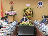 Bộ Y tế họp về tổ chức chiến dịch tiêm chủng vaccine phòng COVID-19 ở Việt Nam (Ảnh - Trần Minh)