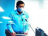 Tường trực UBND TP.HCM phê bình nghiêm khắc Sở Tài nguyên - Môi trường. (Ảnh chụp lại màn hình video ghi lại cuộc họp).