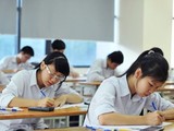 Thi tuyển sinh vào lớp 10. Ảnh: Internet