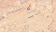 Ảnh vệ tinh của SOAR cho thấy căn cứ không quân Ramon bị trúng 5 quả tên lửa của Iran (Ảnh: Guancha).