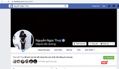 Giao diện trang facebook mang tên “Nguyễn Ngọc Thúy”