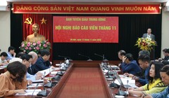 Toàn cảnh Hội nghị báo cáo viên tháng 11/2020 của Ban Tuyên giáo Trung ương (Nguồn: tuyengiao.vn)