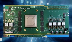 Bảng vi mạch gắn CPU RISC-V cho thiết kế AI SoC của Tenstorrent. Ảnh Tenstorrent